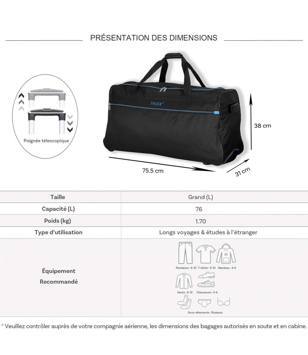 Sac de voyage Truck - tr60431l