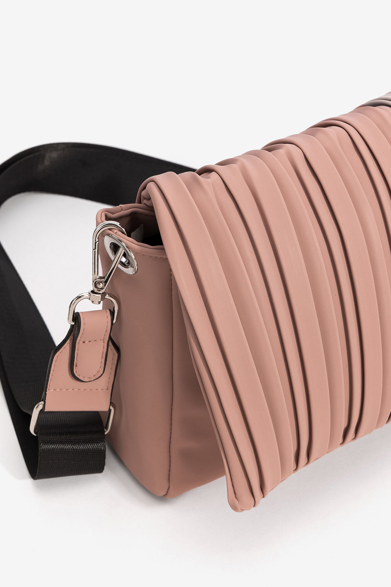 Bolsa de ombro lisa - rosa