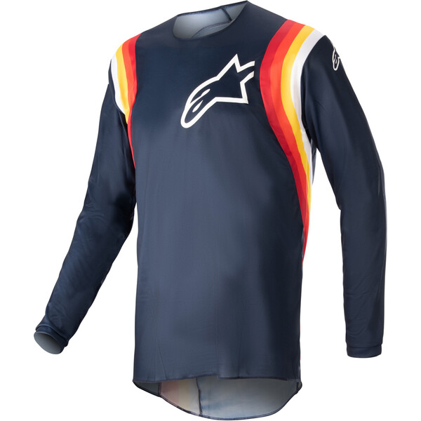 Alpinestars - Maillot Fluid Corsa Navy / Rouge / Jaune