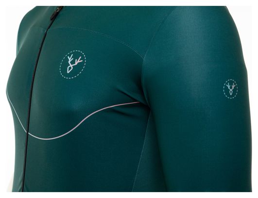 Maillot Manches Courtes LeBram Roselend Vert
