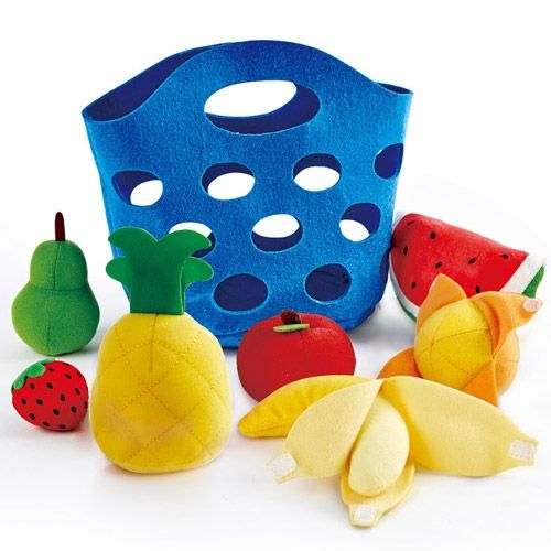 Hape fruitmandje met fruit - 8-delig