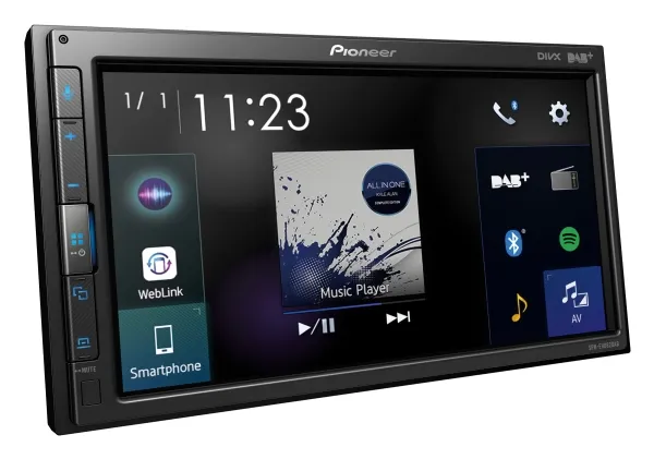 Pioneer SPH-EVO62DAB, Sortering, 1 DIN, 50 W, MOSFET, AAC,FLAC,MP3,WAV,WMA, JPEG