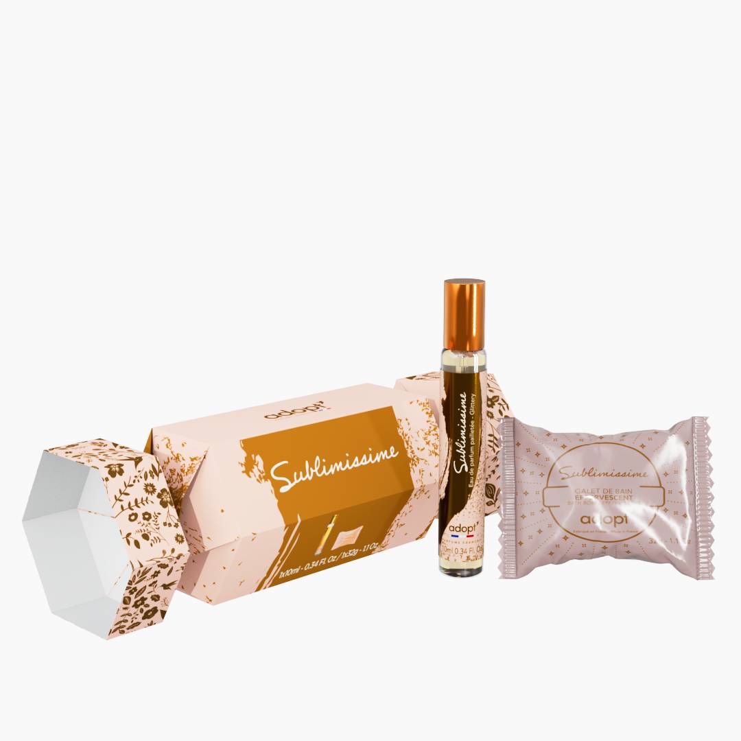 Sublimissime - Cracker eau de parfum 10ml + bombe de bain 32gr