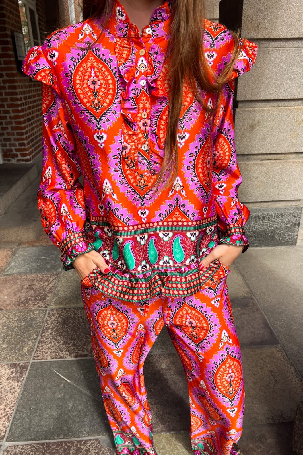 Noella Sally Pants 1085 trisha print
