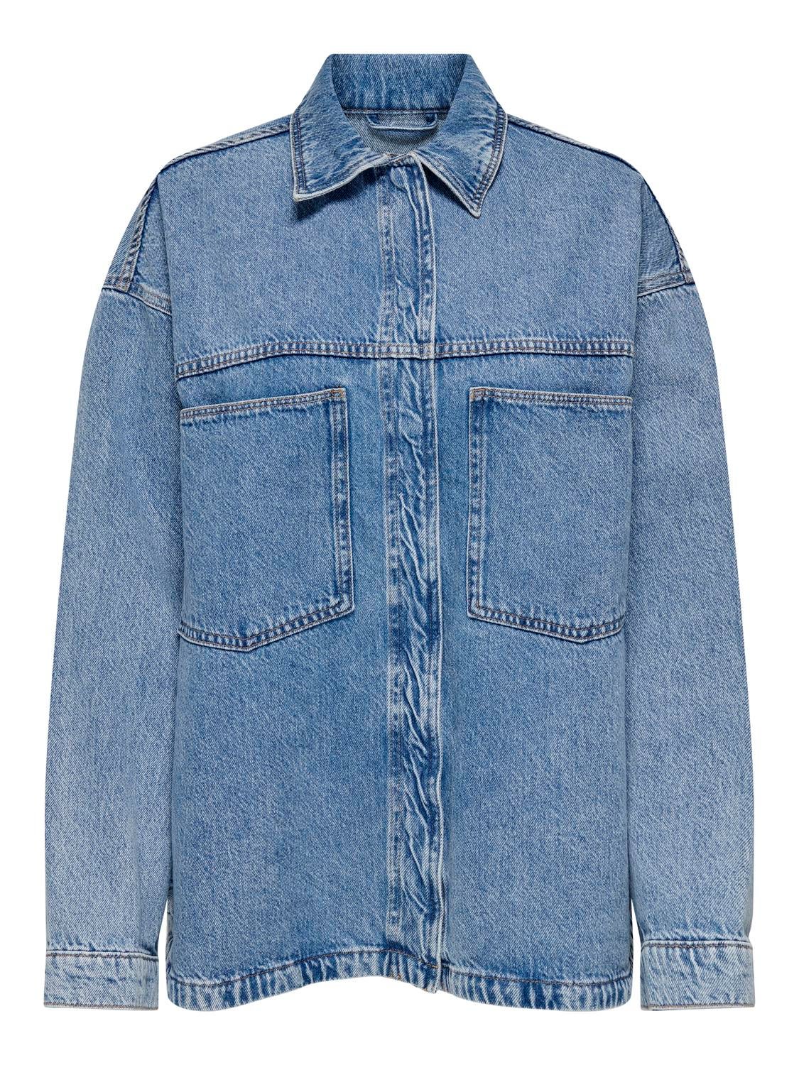 ONLEMMIE Jeanshemd Light Blue Denim