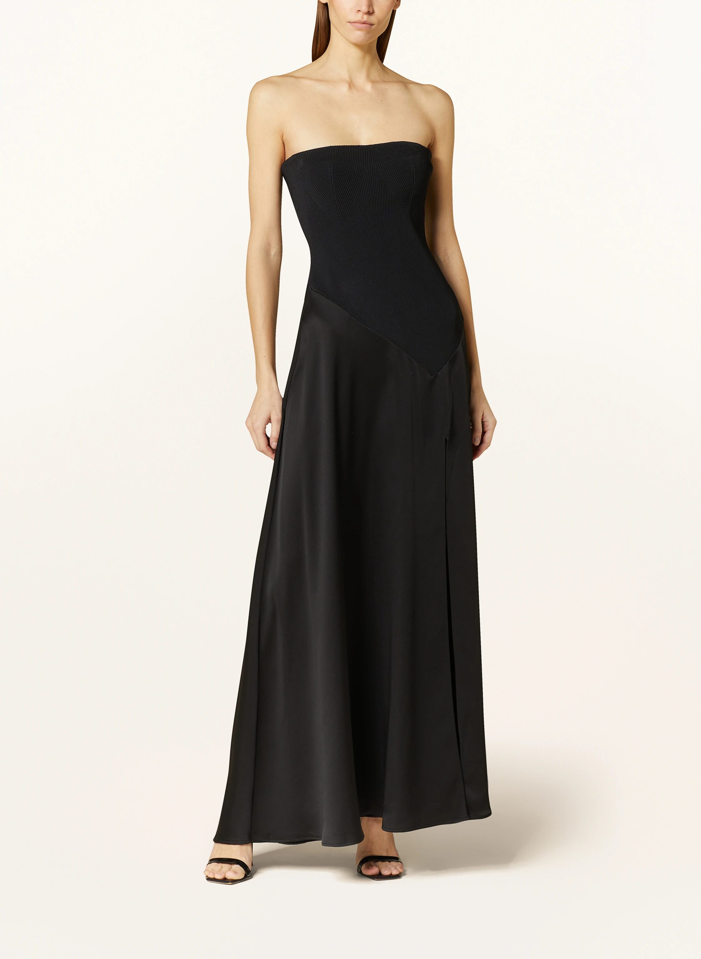 SIMKHAI Abendkleid KORY im Materialmix