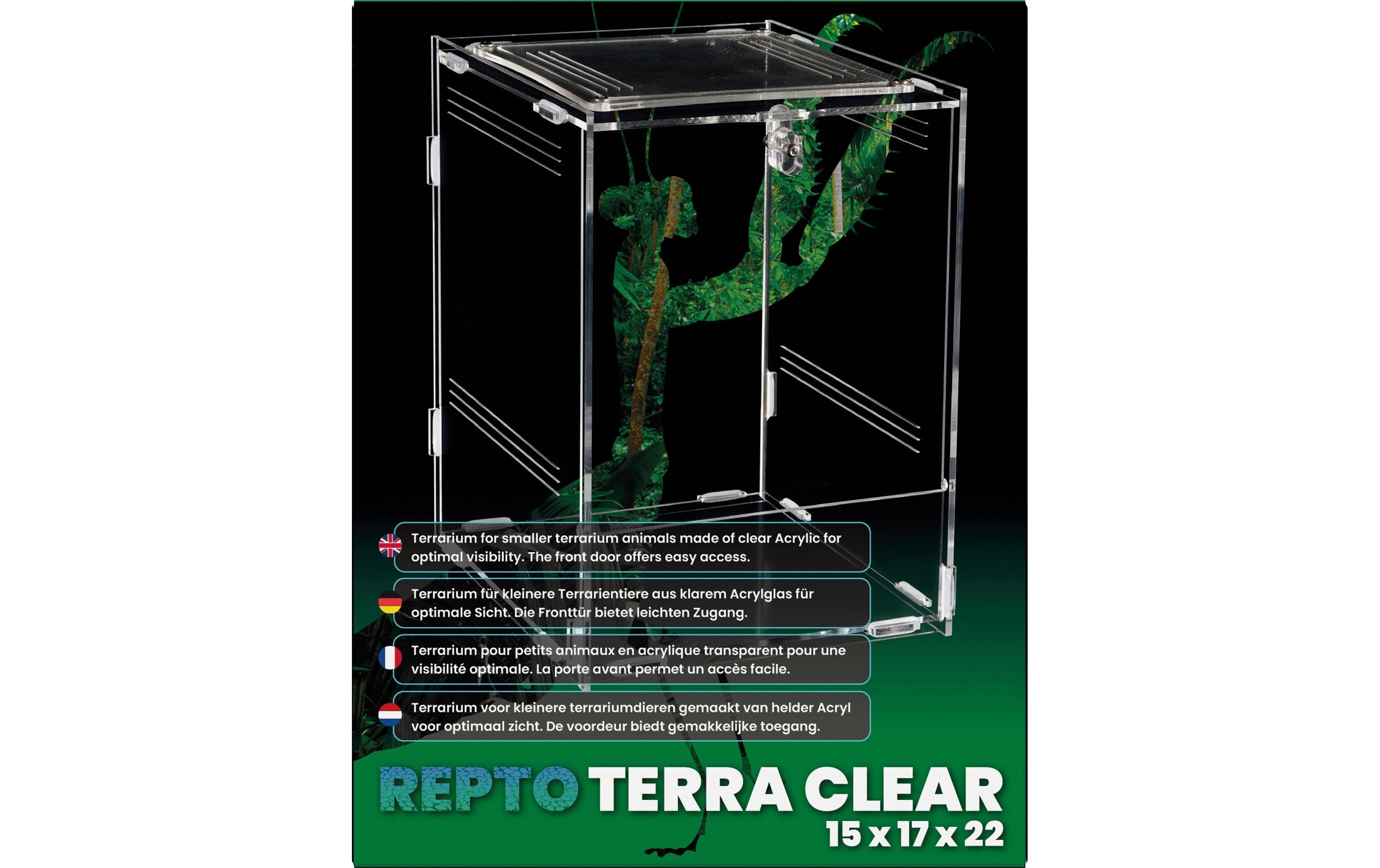 Terrarium Plexi, 15 x 17 x 22 cmTerrarium für kleinere Terrarientiere