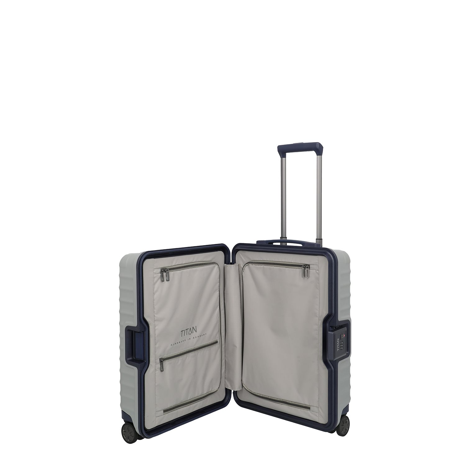 TITAN Litron Frame 4 Wheel Trolley S silver