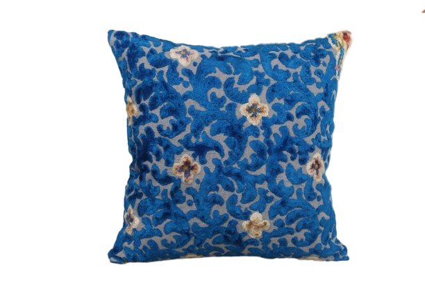 Kussen Kelim vintage 50x50 cm kobalt blue