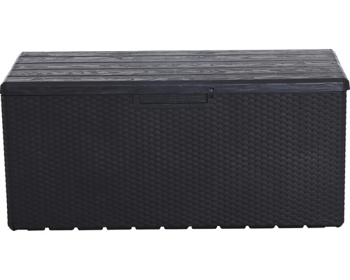 Kussenbox opbergbox 55 x 124 x 56 cm kunststof grijs