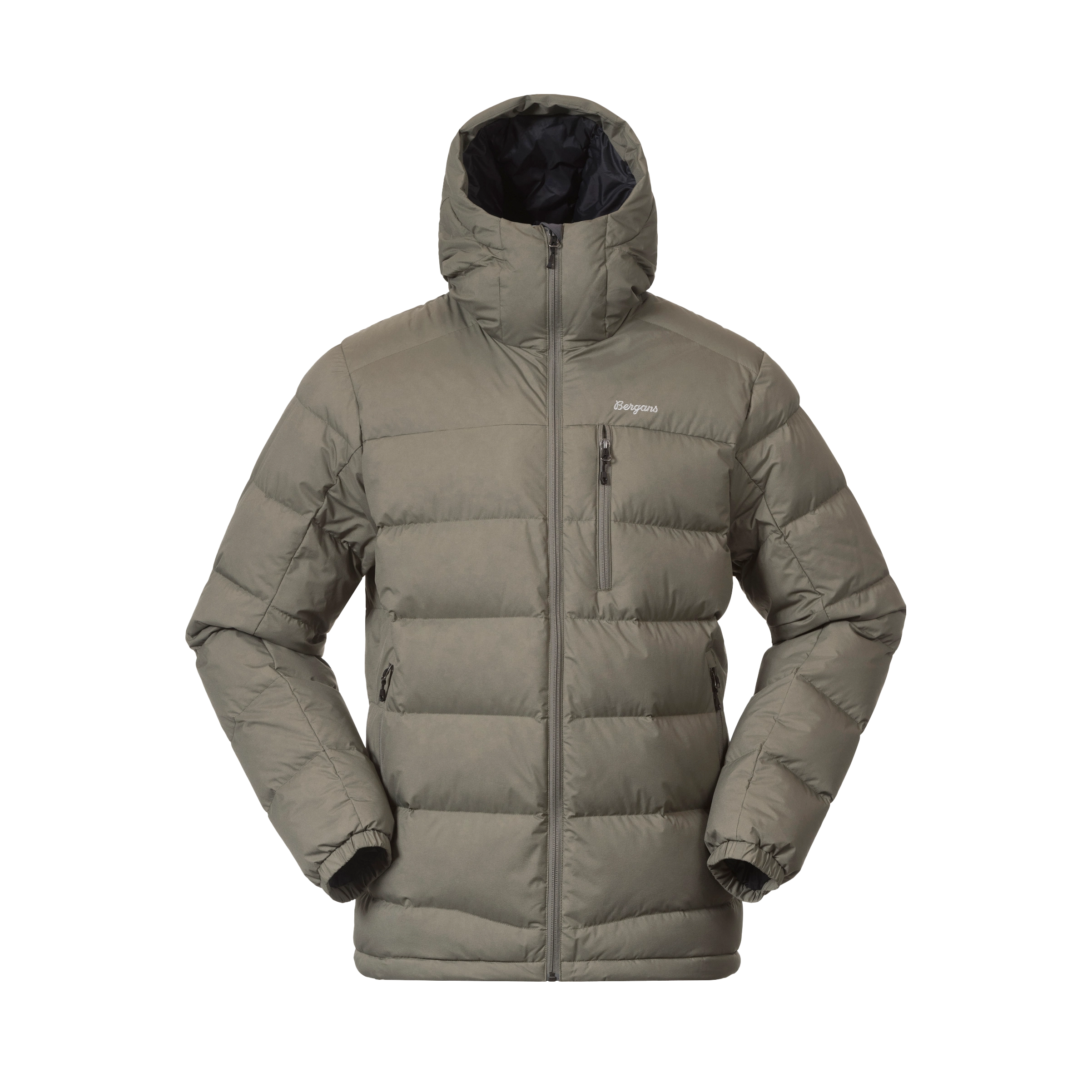 Warm Down Jacket Men Green Mud