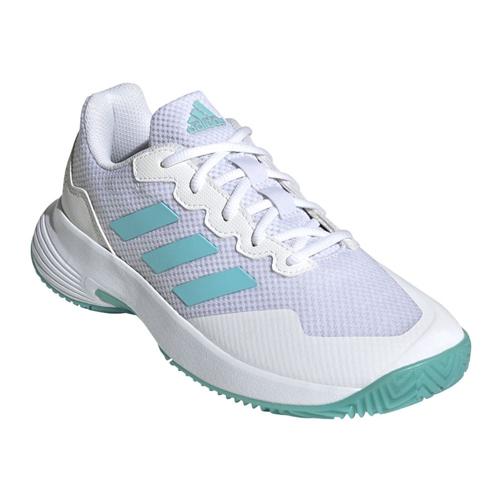 Adidas Performance GAMECOURT 2.0 - Chaussures tennis Femme ftwwht/pulaqu/ftwwht