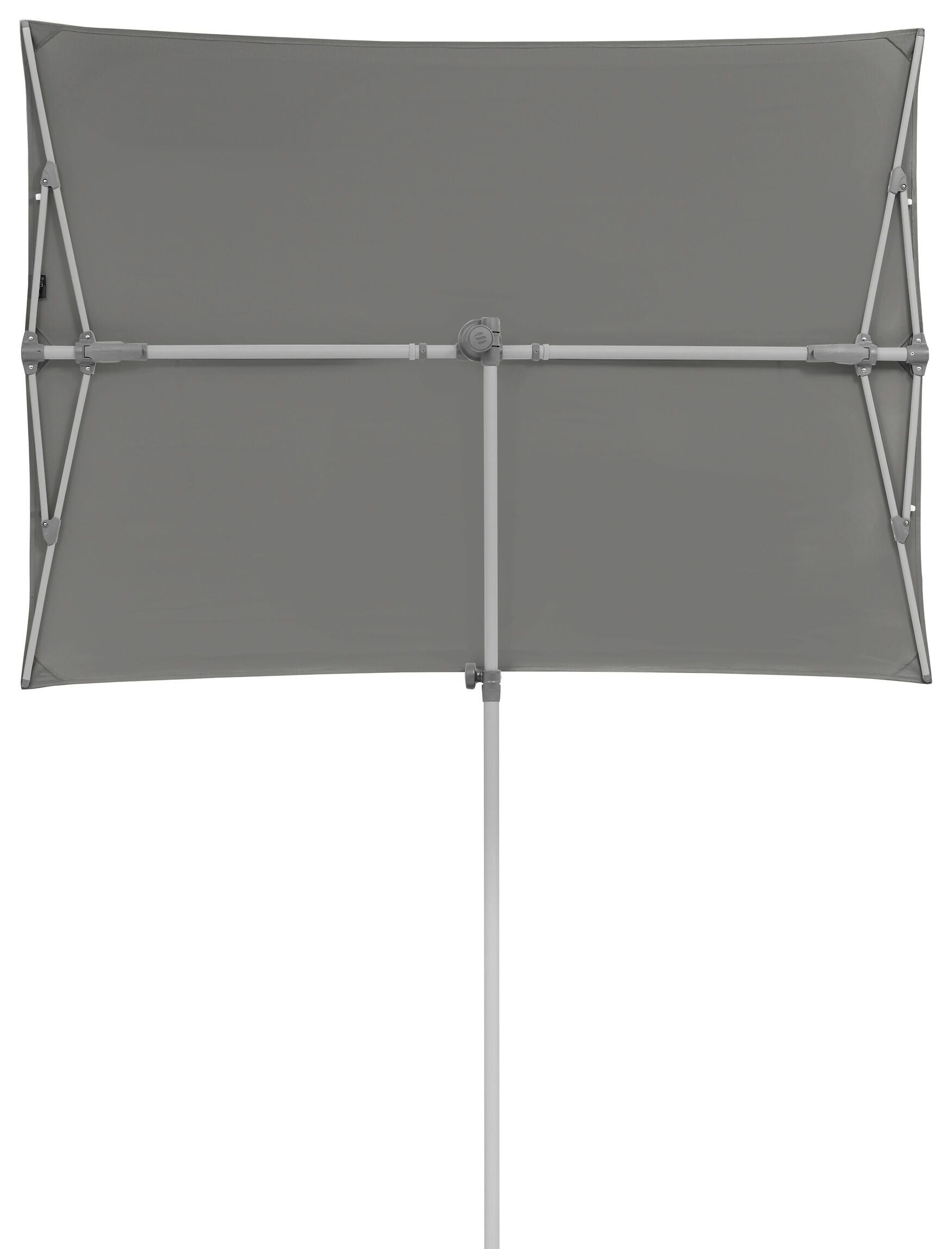 Suncomfort by Glatz FLEX ROOF III Sonnenschirm - Stone grey / B: 194.0 cm x T: 140.0 cm