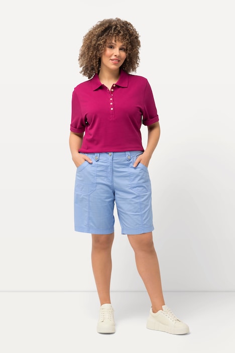 Cargo-Bermuda, Komfortbund, 4-Pocket-Schnitt