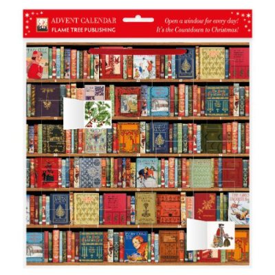 Bodleian Libraries: Christmas Bookshelves Advent Calendar (with stickers) (Calendar)