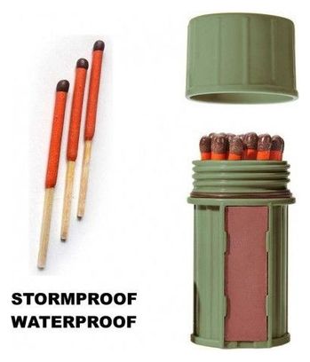 STORMPROOF GM Kit 25 allumettes de survie - Uco