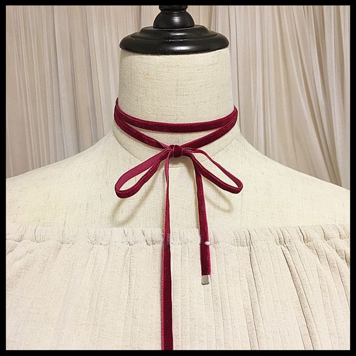 Soledad - Strik fluwelen choker