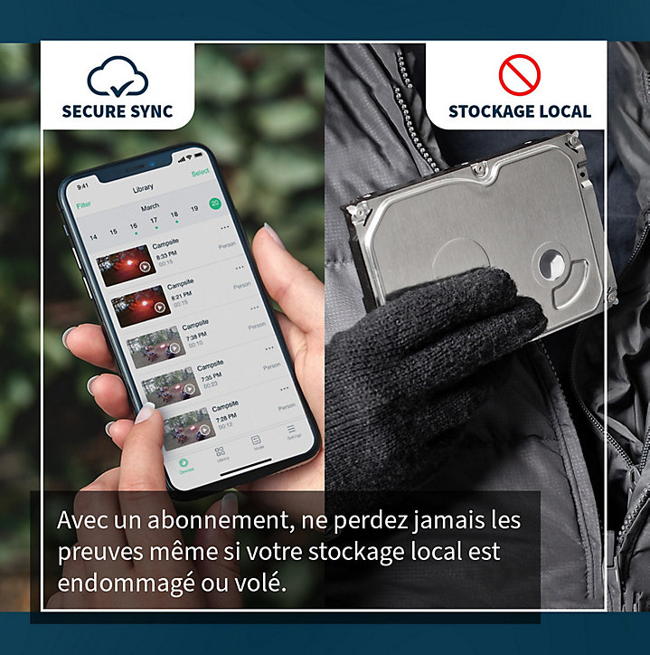 Caméra de vidéosurveillance sans fil Arlo Essential XL Spotlight 1080p blanche