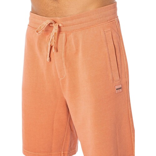 BOSS - Shorts Deportivos Dinezi Rojo