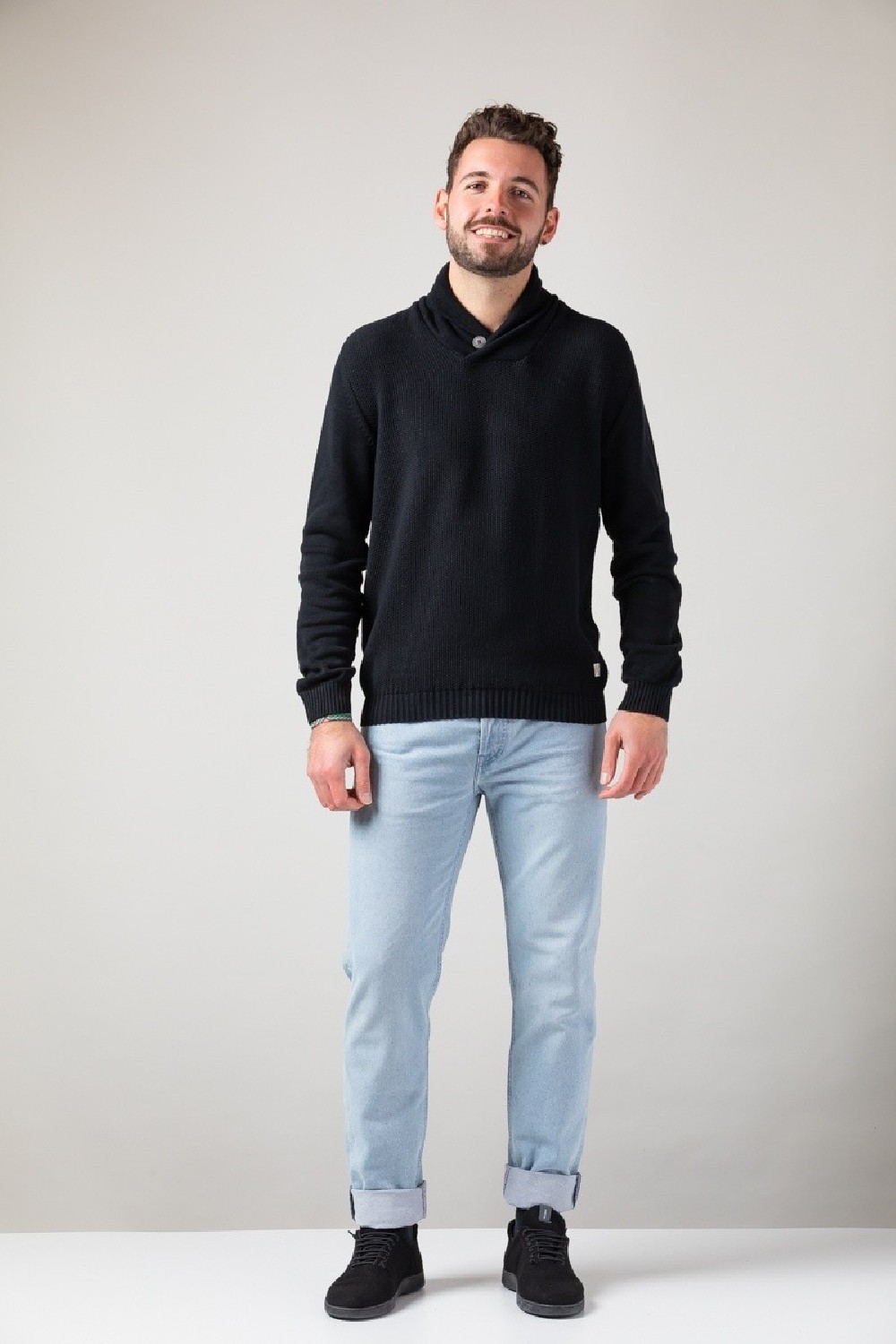 WE ARE ZRCL Seemanns-Pullover Sailor Swiss Edition black