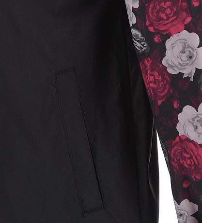 Nike Jacke - Floral Windrunner - Schwarz/Rosa