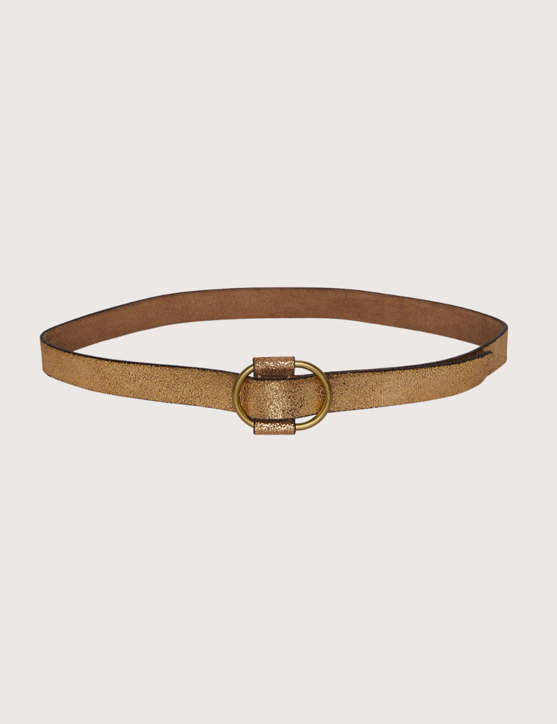 PIECES CEINTURE EN CUIR PILJA DORÉE