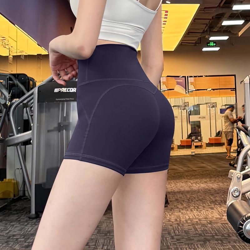 Faiar - Hoge taille effen yogashorts