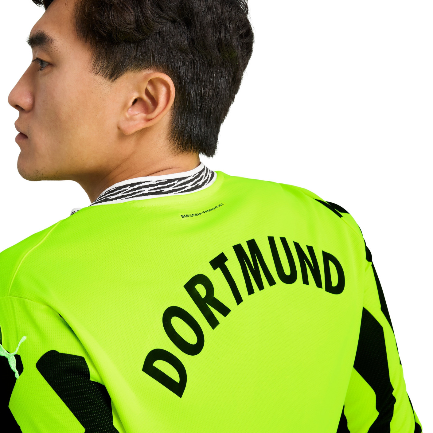 PUMA Borussia Dortmund Anniversary Shirt 2024-2025 Lange Mouwen Geel Zwart