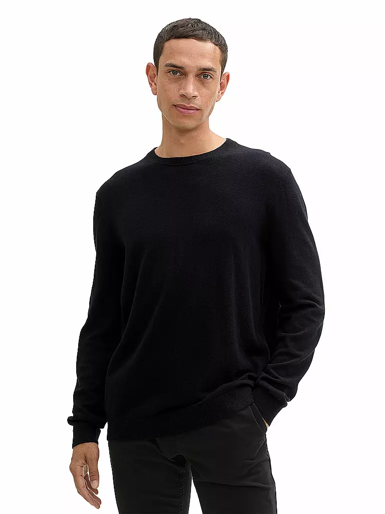 TOM TAILOR Pullover schwarz