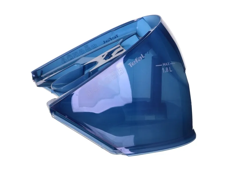 Tefal Pro Express Protect GV9221 - Dampstrygejern med automatisk afbrydelse - såleplade: Durilium AirGlide Autoclean - 2600 W - hvid/blå