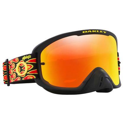 Masque cross Oakley O FRAME 2.0 TLD SPEED BUBBLES FIRE IRIDIUM 2024 - Noir