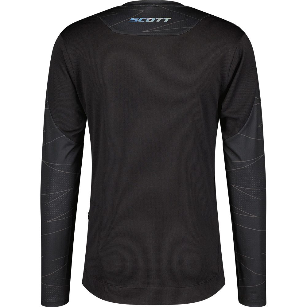 Scott Trail Tuned Radtrikot Langarm Herren schwarz