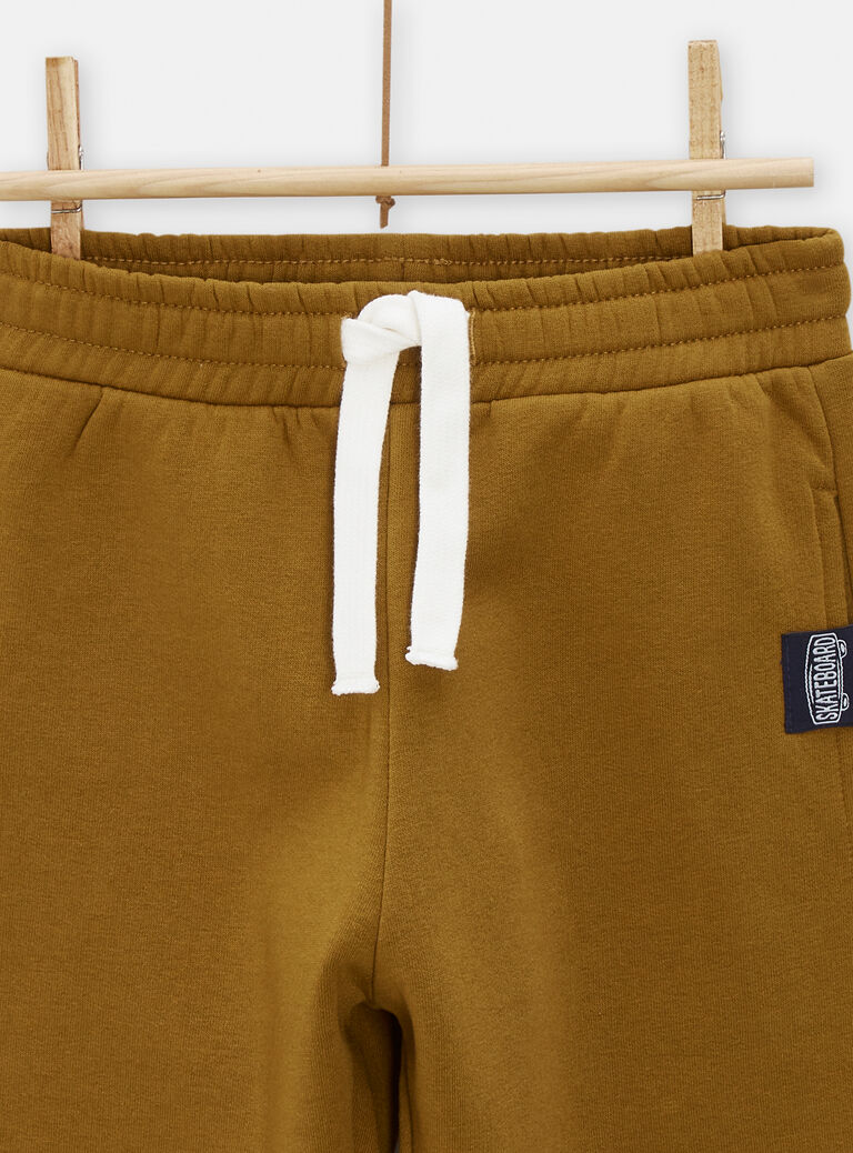 Jogging caramel pour garçon