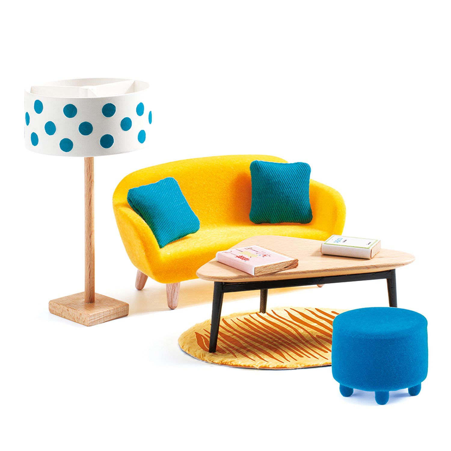Djeco Poppenhuis Meubels Woonkamer