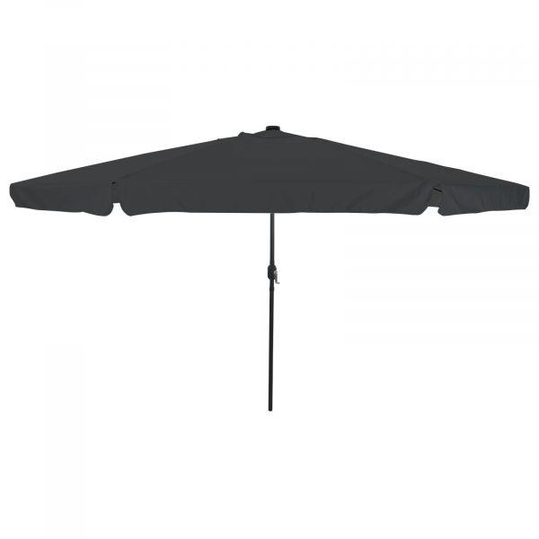 vidaXL Guarda-sol com Luzes led ø395x245 cm Antracite - 3795806640