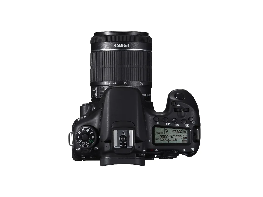 Canon EOS 70D - Digitalkamera - SLR - 20.2 MP - APS-C - 1080p - 3x optisk zoom EF-S 18-55 mm IS STM objektiv - Wireless LAN