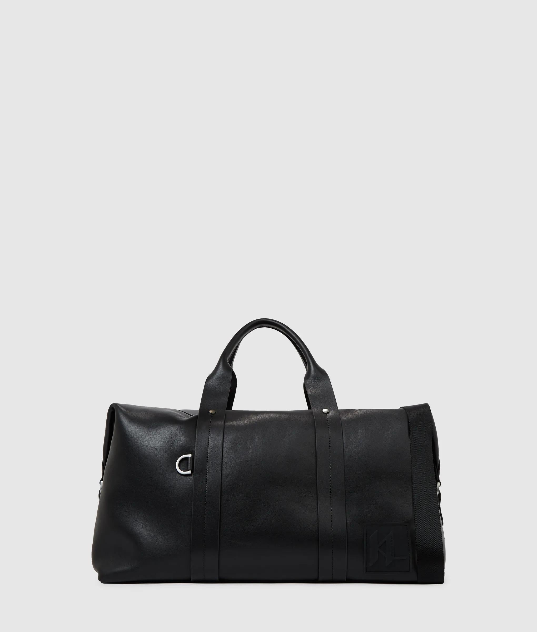 Monogram patch weekendtas
