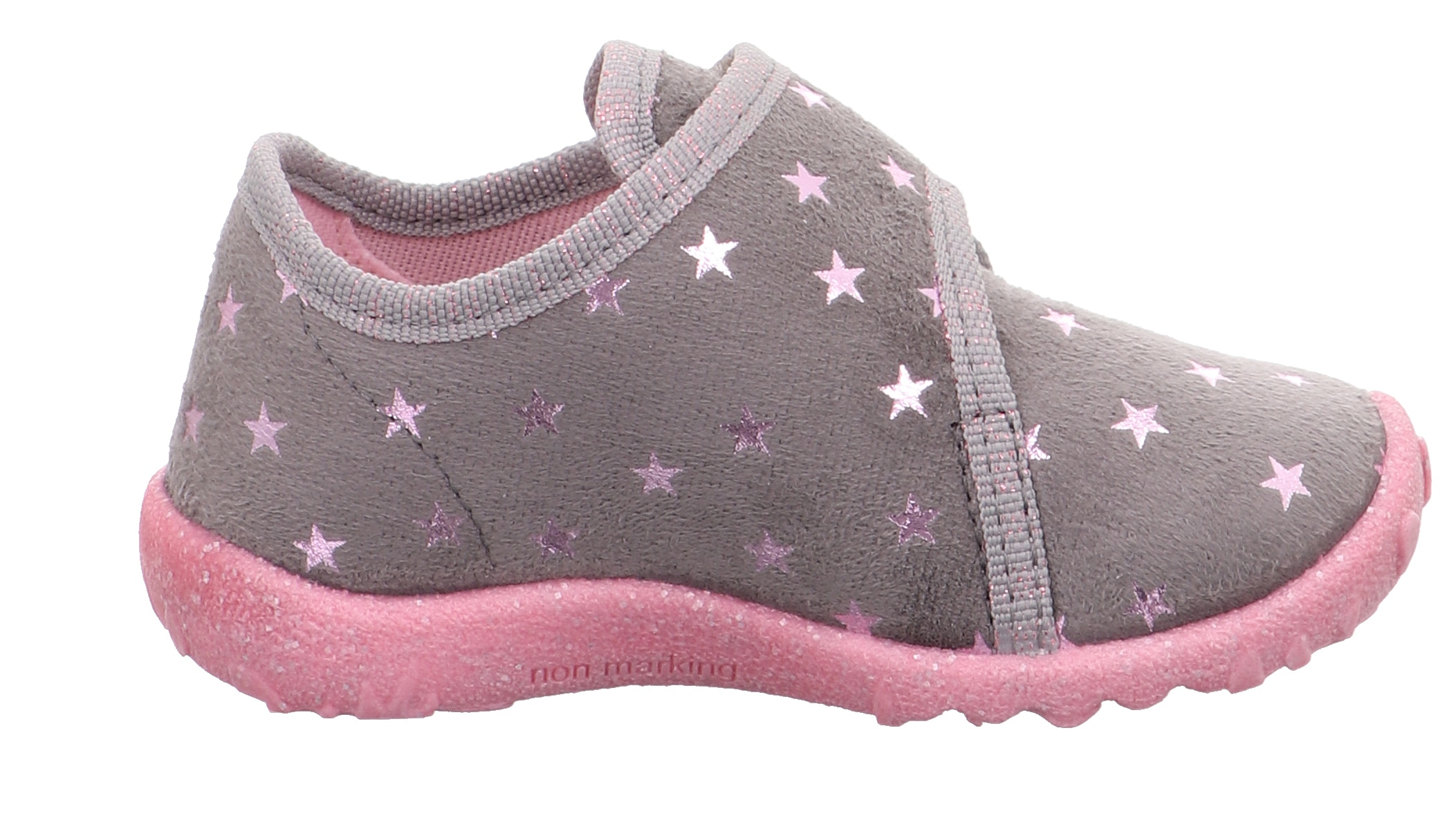 Superfit Hausschuh »SPOTTY WMS: Mittel«  Klettschuh, Kindergarten Schuh mit Motiv, Grössenschablone zum Download