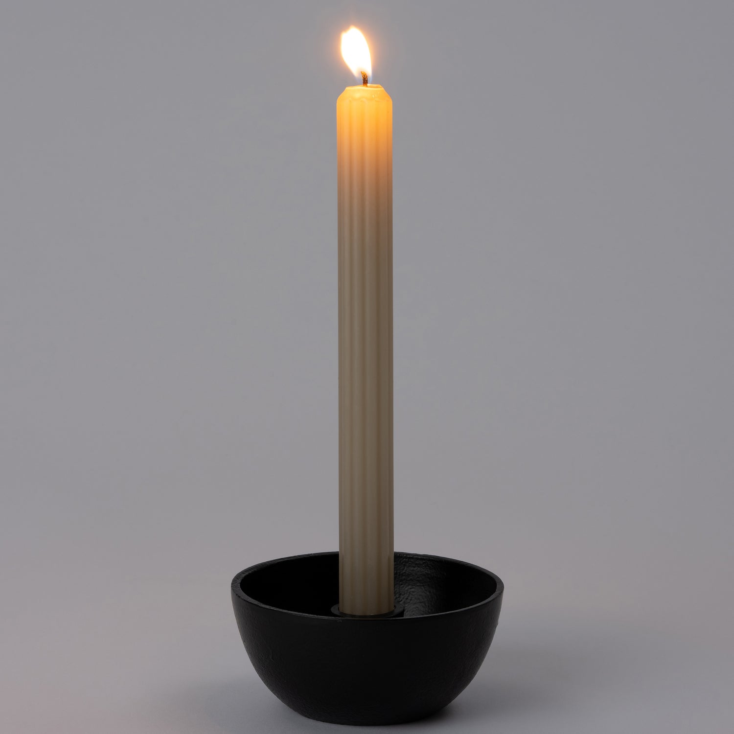 Intratuin kandelaar Vidal zwart D 10 H 4,5 cm