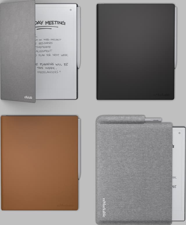 reMarkable 2 Folio cover (grå)