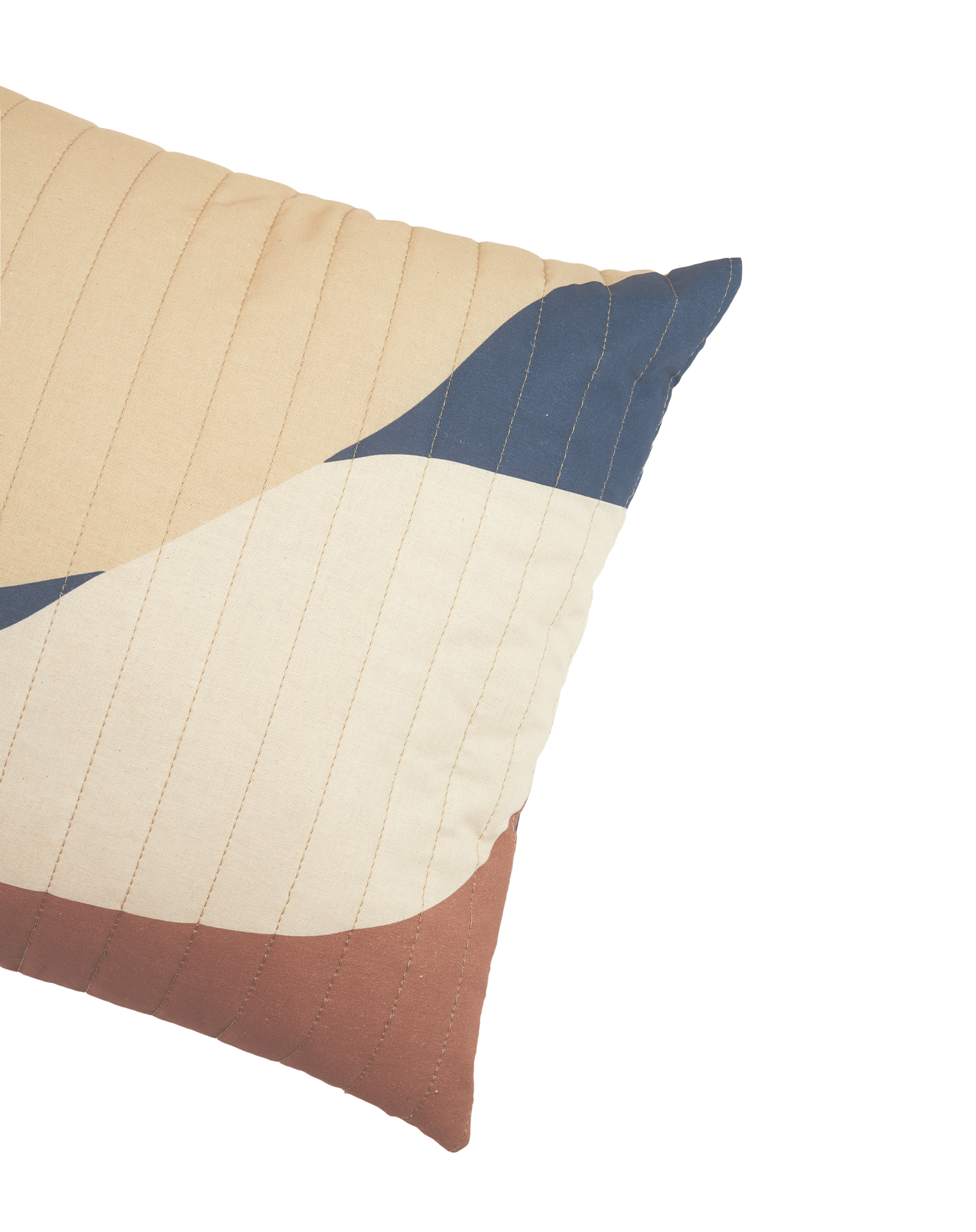 Coussin matelassé landscape | Bleu