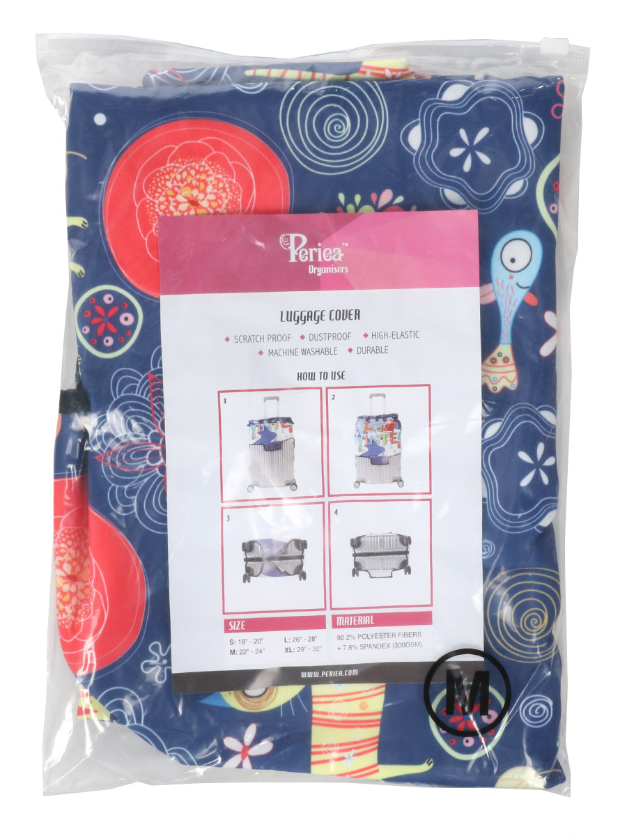 Housse de valise Periea Purple Cats M