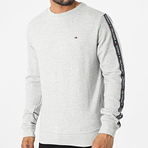 Sweat Crewneck Track Top 0705 Gris Chiné