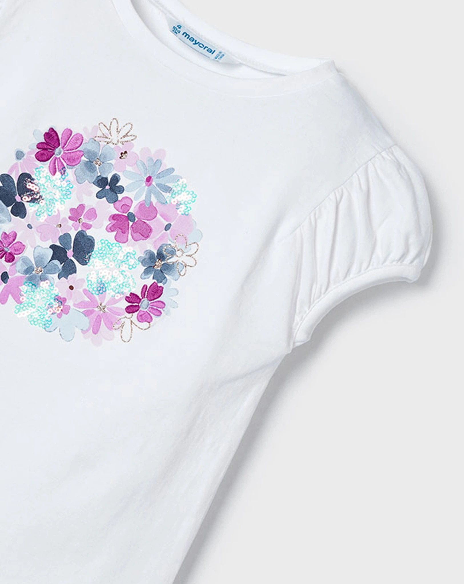 Tüll-Rock-Set ALBA FLOWERS mit T-Shirt in malve