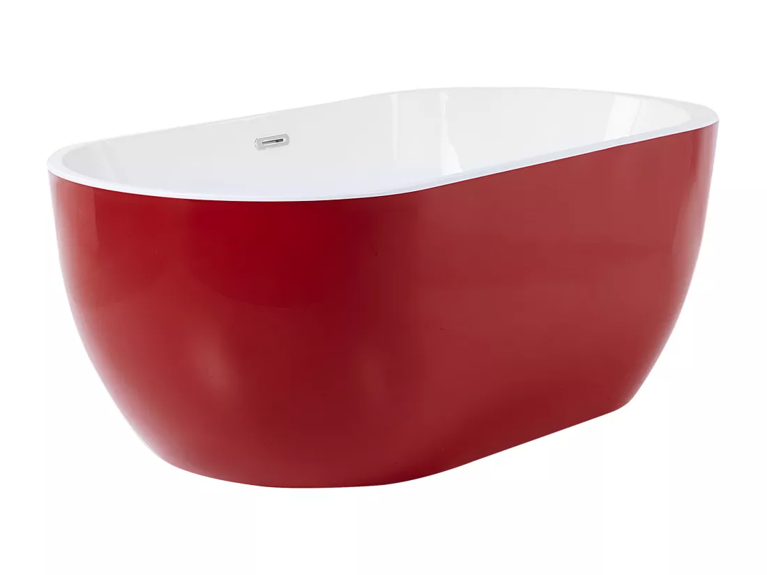 Baignoire îlot rouge 160 x 75 cm NEVIS
