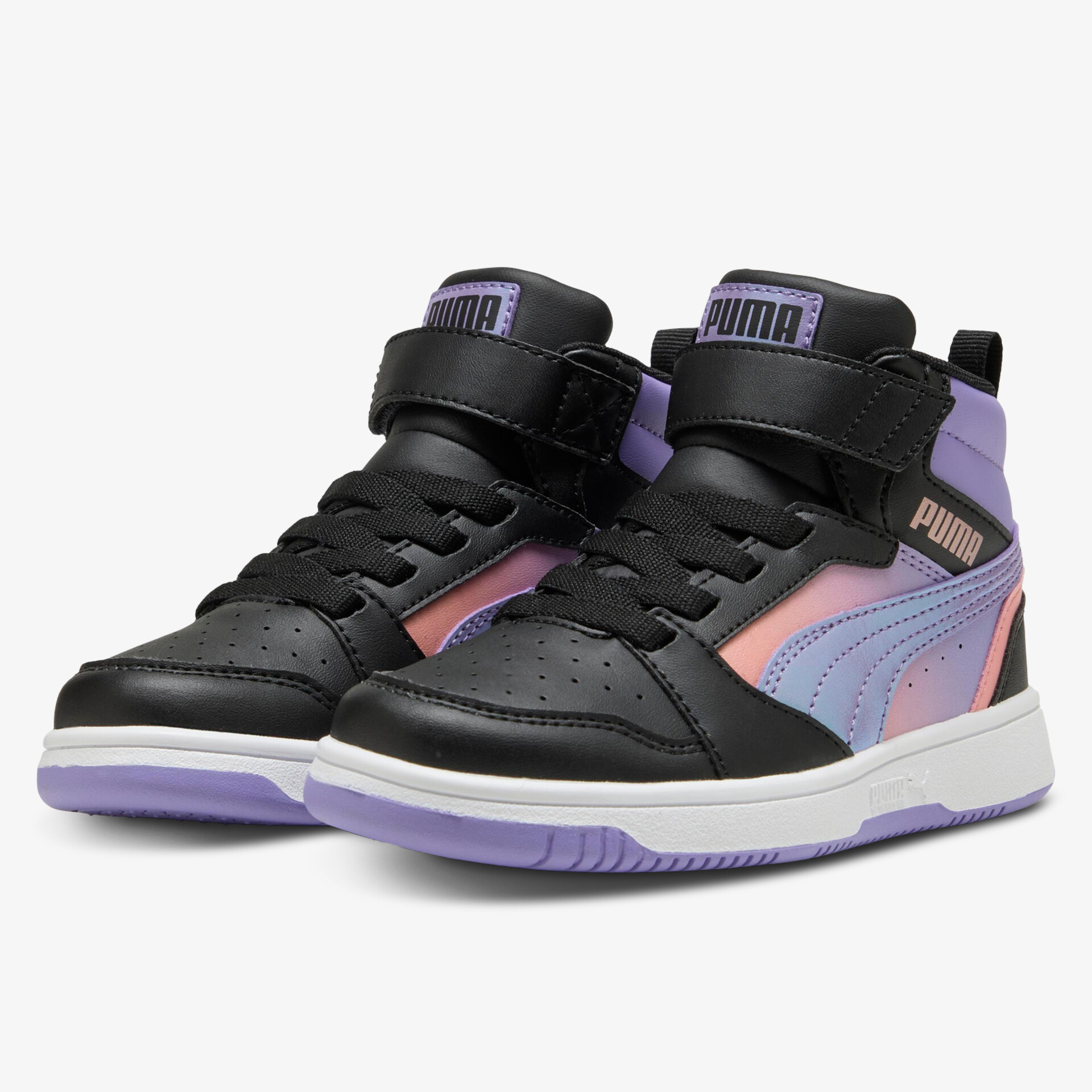 PUMA Rebound V6 Mid Kinder Sneaker High mehrfarbig