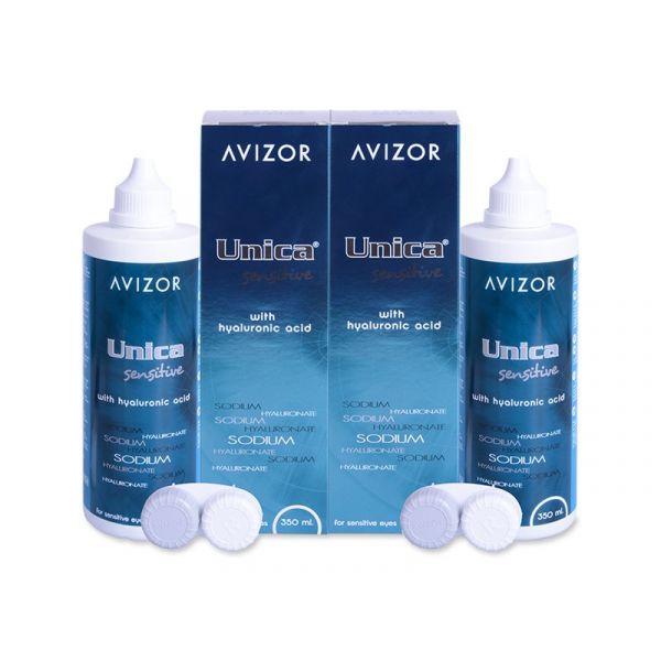 Avizor Solução de Lentes Unica Sensitive 2x350ml
