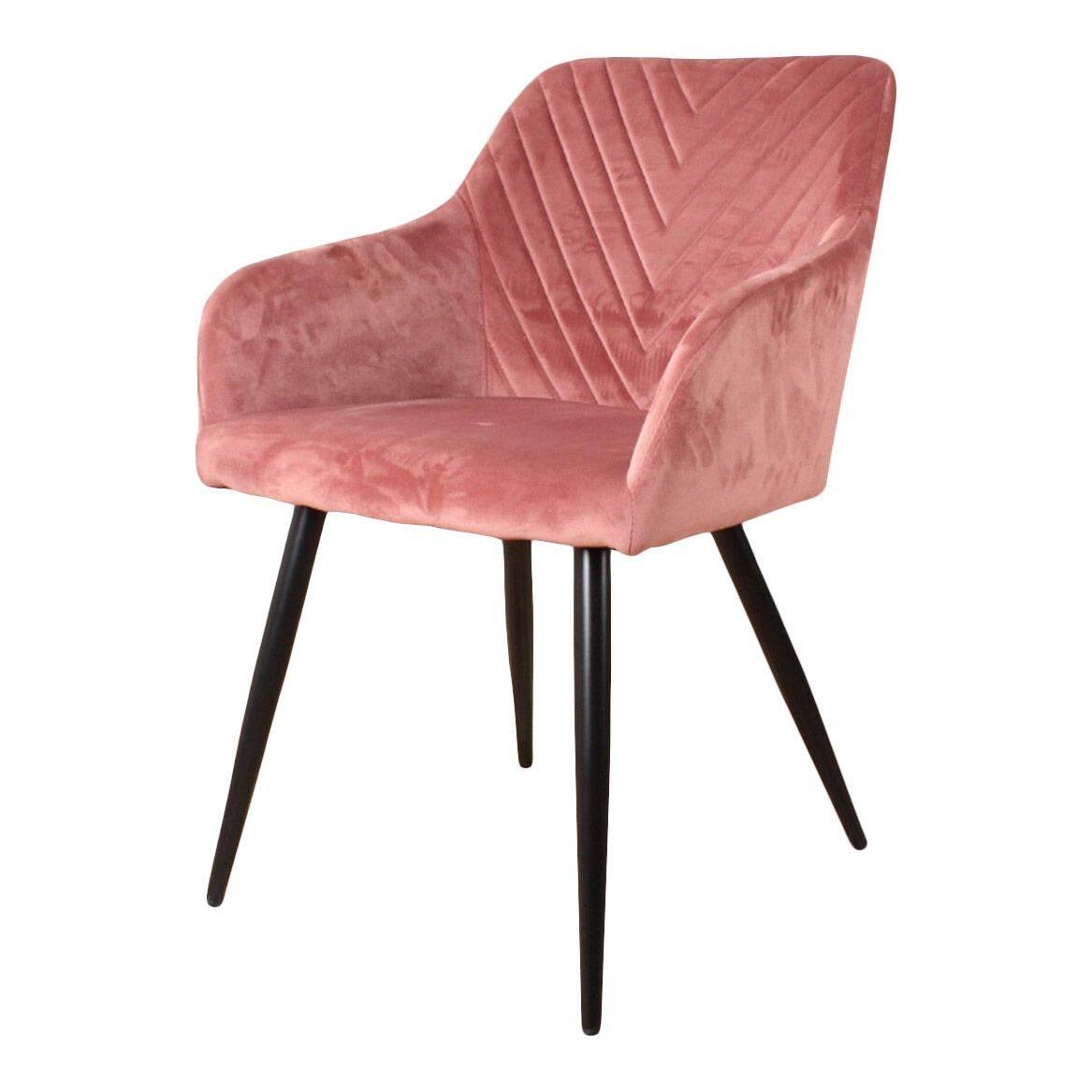 DS4U - Gaby armstoel velvet roze