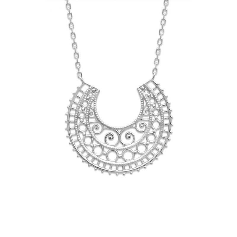 Collier Femme - Argent 925 - Longueur : 45 cm