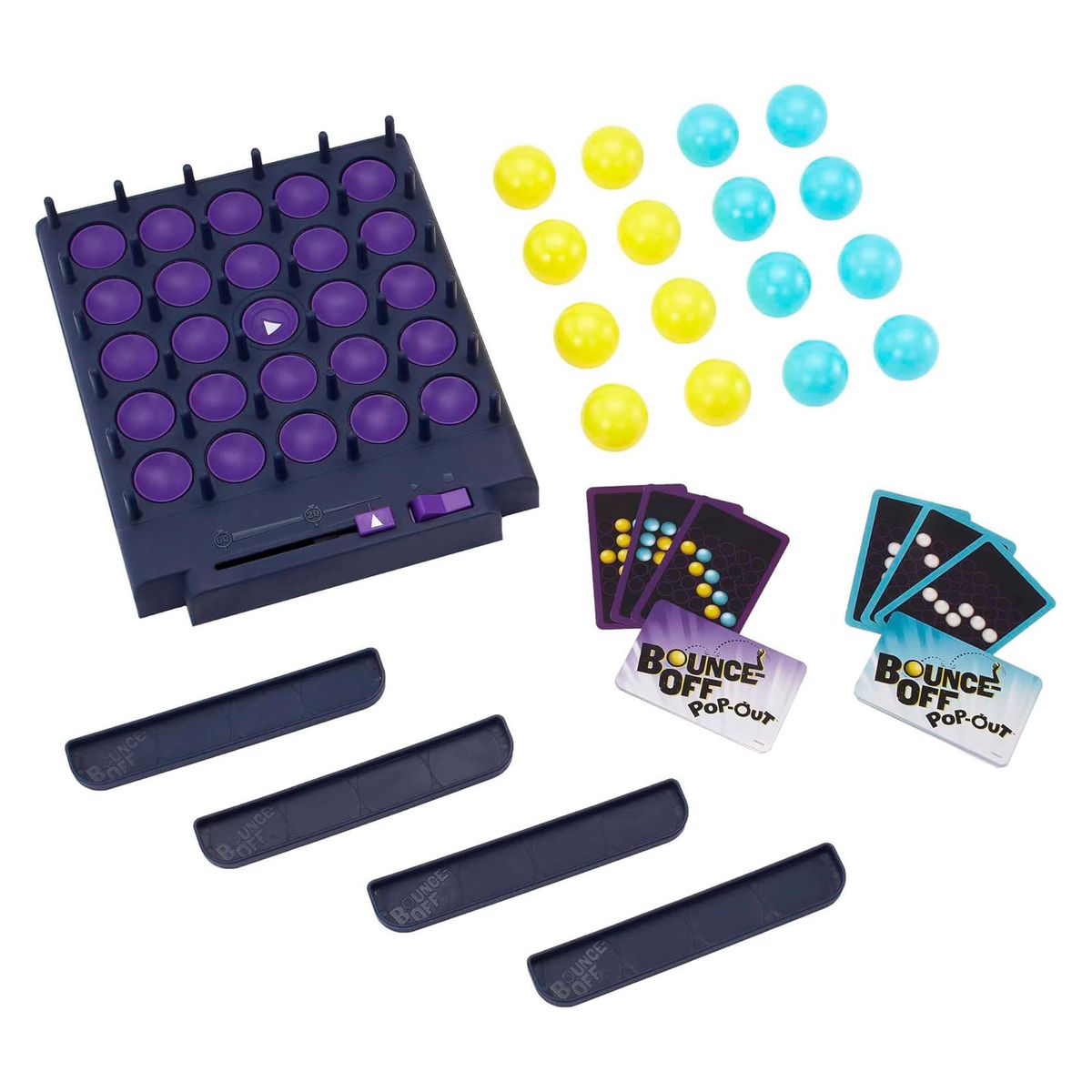 Mattel HKR53 - Bounce Off Pop-Out - Partyspiel, Familienspiel